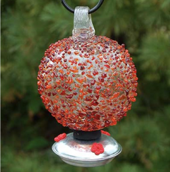 Cinnabar Sprinkle Dew Drip Hummingbird Feeder