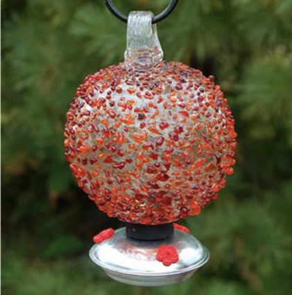 Cinnabar Sprinkle Dew Drip Hummingbird Feeder