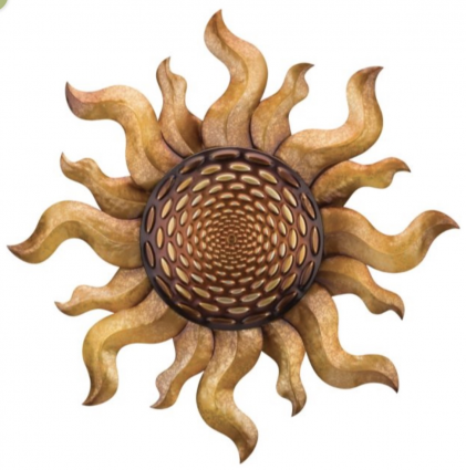 August Sun Wall Decor 24"