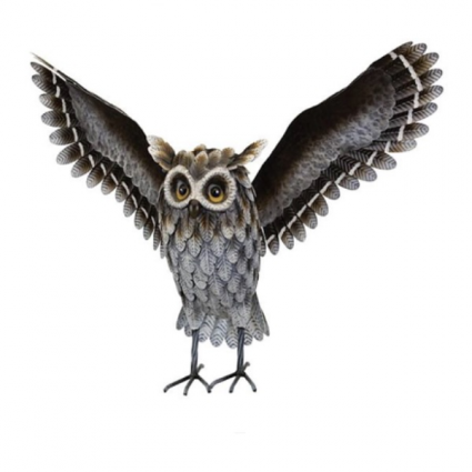 HORNED OWL,26"L X 19"H WINGS UP