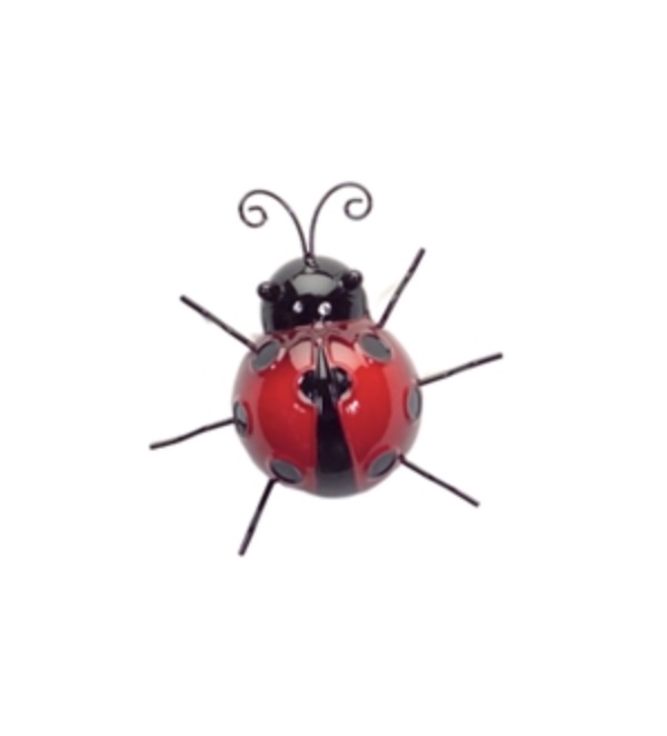Small LadyBug Wall Art  6"