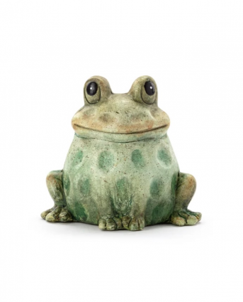 Sitting Happy Frog  3"H X 3.25"L 