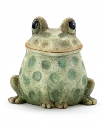 Sitting Happy Frog  5.2"H X 5.2" 