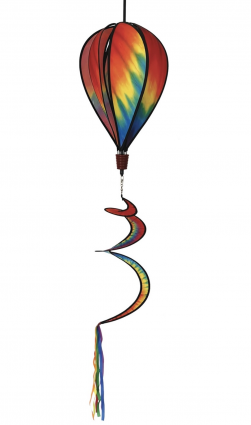 Tie Dye Rainbow Balloon Spinner