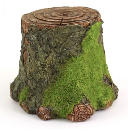 Decorative Mossy Tree Stump