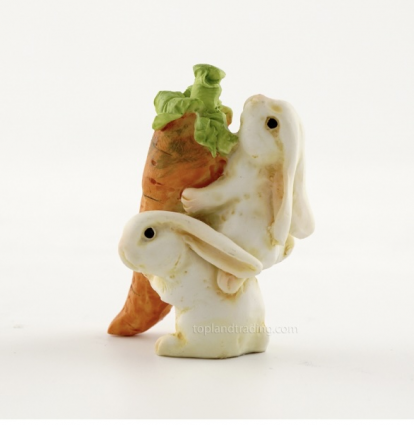 Rabbits Carrying Carrot