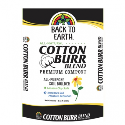 Back to Earth Cotton Burr Compost 2cf bag