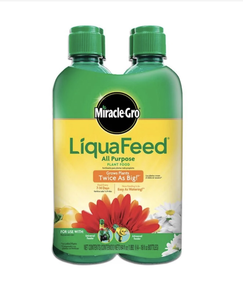  Miracle-Gro® LiquaFeed® All Purpose Plant Food 16-Fl. oz. Refills Bottles, 4-Pack   