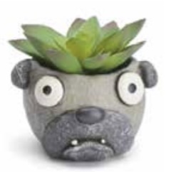 PLANTER, BABY ELLIOT MINI PUG