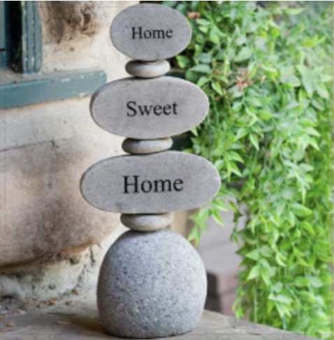 Cairn Home Sweet Home Sculpture