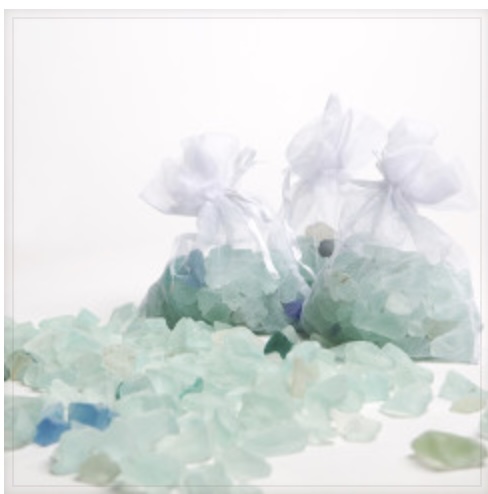 Sea Glass in Mesh Bag