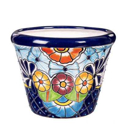 Large Blue Talavera Planter 9.5"