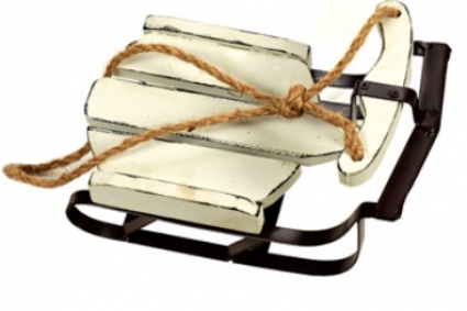Medium White Wash Sled