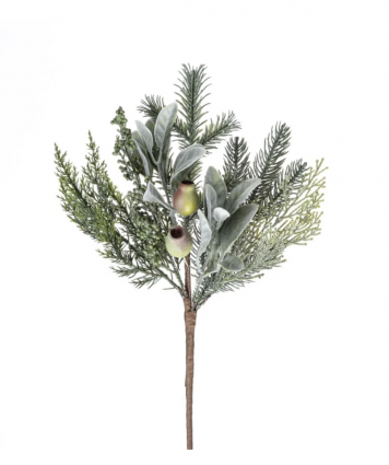 Mixed Berry Foliage Pick  17"