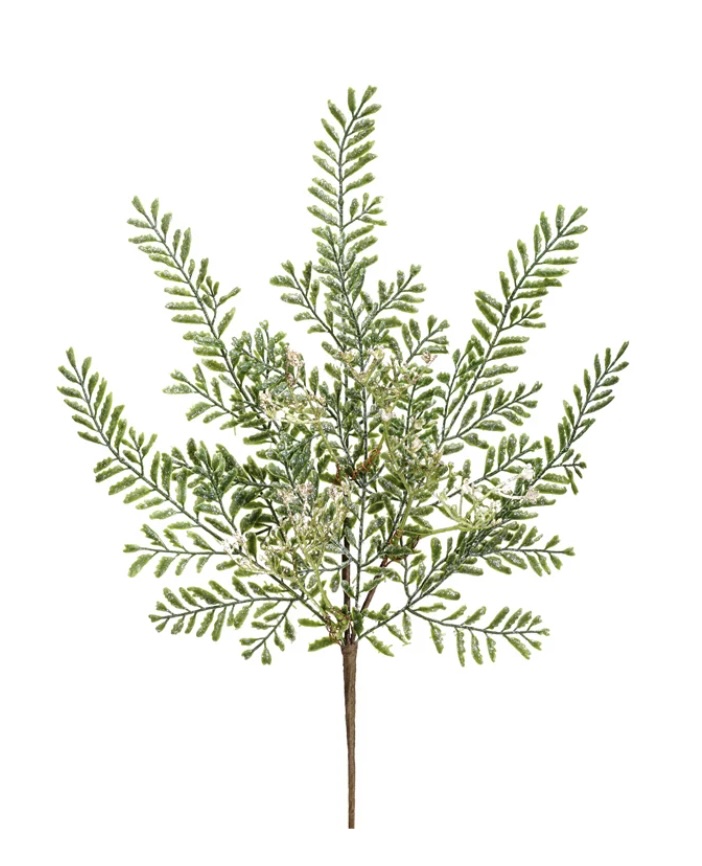 Gold Berry Fern Pick 18"H