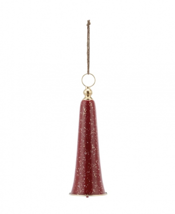 Large Red Bell Hanger 19.25"H