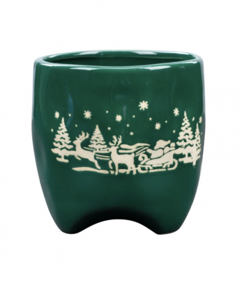 Santa/Reindeer Footed Planter 4"