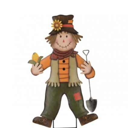 Scarecrow with Shovel Stake