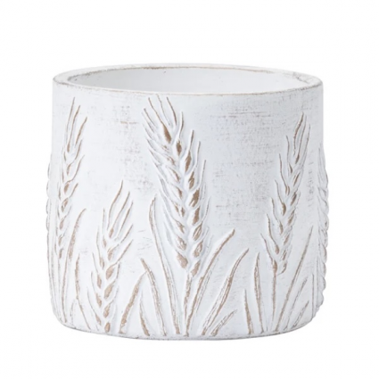 Embossed Wheat Planter 4.5"