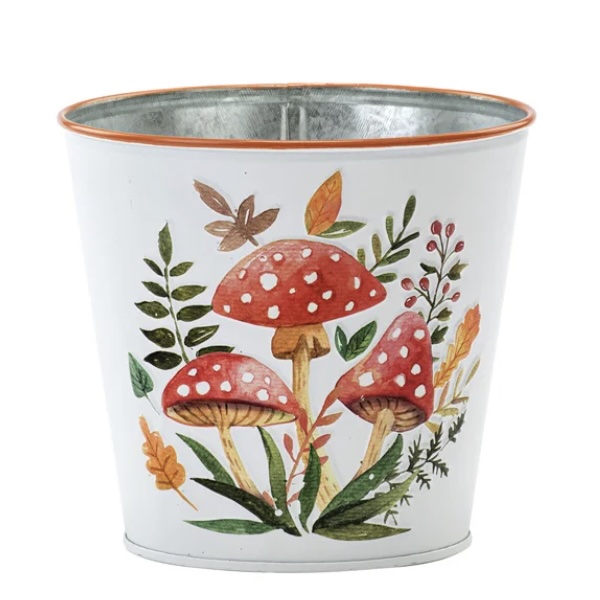 Red Cap Mushroom Pot Cover 5"