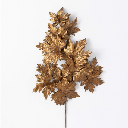 Gold Maple Leaf Spray 38"