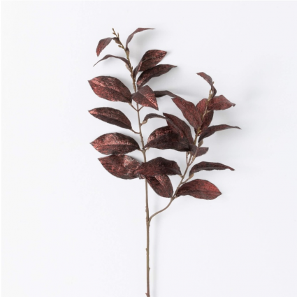 Burgundy Leaf Spray 29"