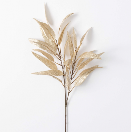 Gold Eucalyptus Spray 33"
