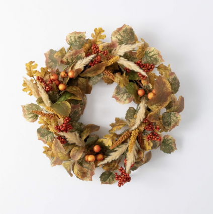Fall Mixed Wreath 22"