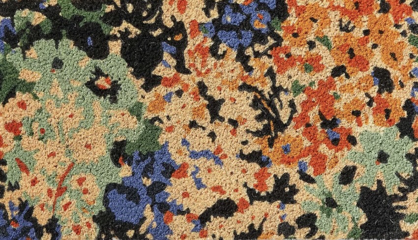 Wildflowers Coir Doormat