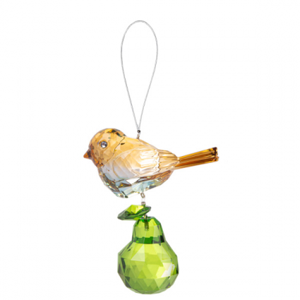 ORNAMENT, 4.25"H PARTRIDGE/PEAR