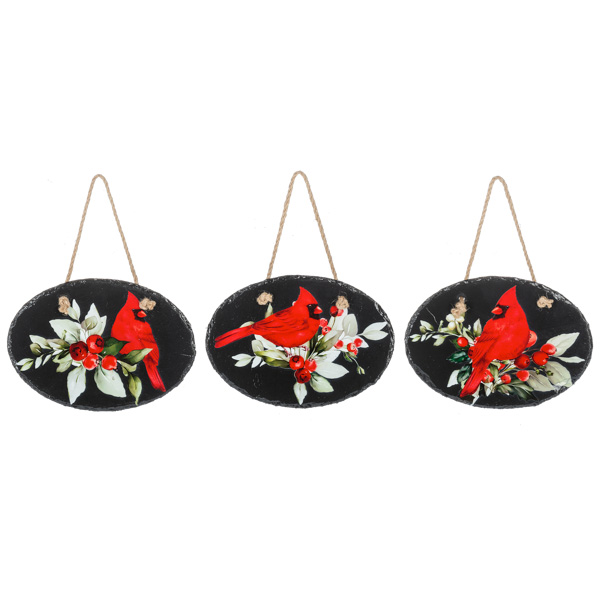WALL DECOR, CARDINAL ASORTMENT