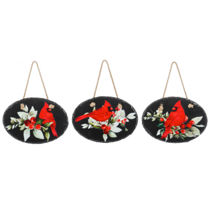 WALL DECOR, CARDINAL ASORTMENT