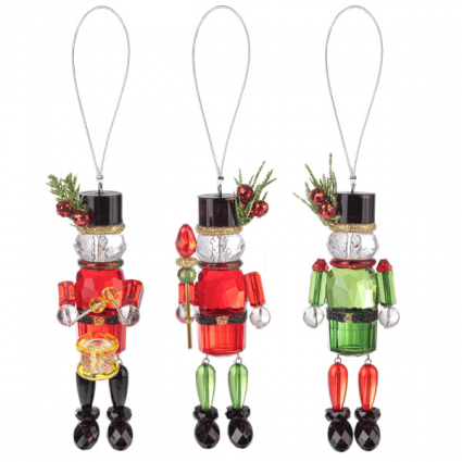 ORNAMENT, 4.25" NUTCRACKER ASORT