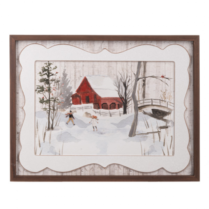 WALL DECOR, CREEKSIDE CABIN