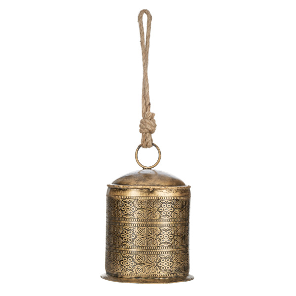 Hammered Gold Bell Chime 14"