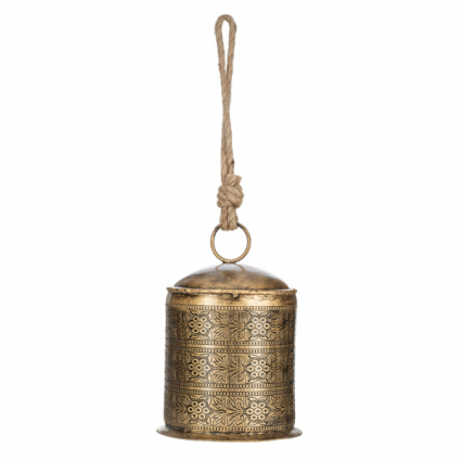 Hammered Gold Bell Chime 14"