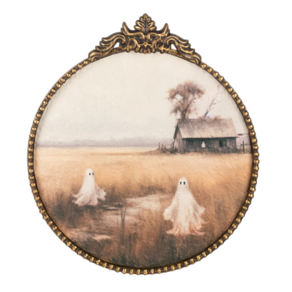 Vintage Ghosts in the Farmyard Wall Art