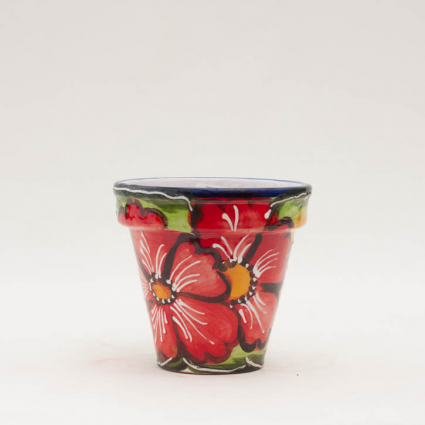 Spanish Blossom Pot 6"