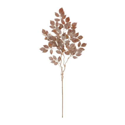 SPRAY, 38"H GLITTER LEAF