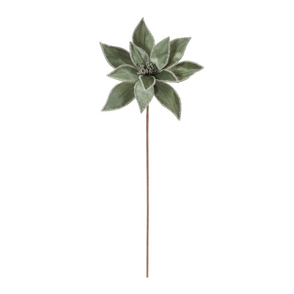 STEM, 25" LIGHT GREEN POINSETTIA