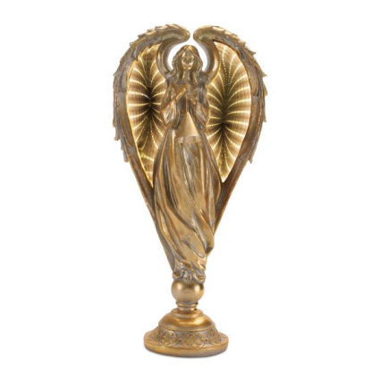 Angel with Ekkolight Wings Figurine 16.5"H