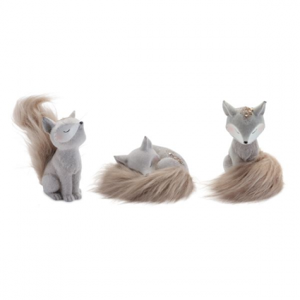 Faux Fur Fox Figurine (sold separately)
