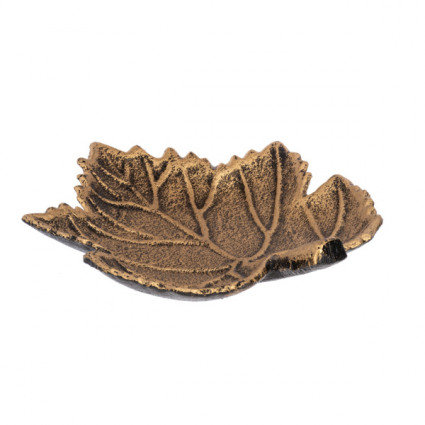 Cast Maple Leaf Trinket Dish 