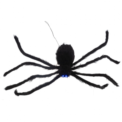 Vertical Crawling Spider with Flashing Eyes and Spooky Sounds