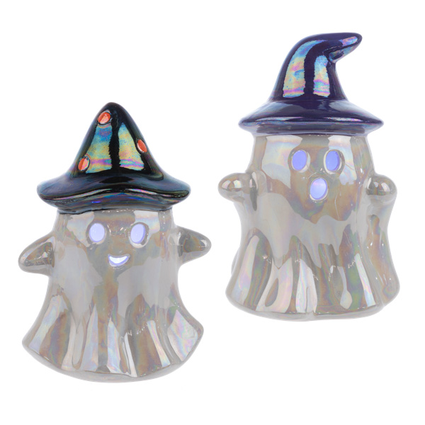 Iridescent Light Up Ghost Figurines (sold separately)