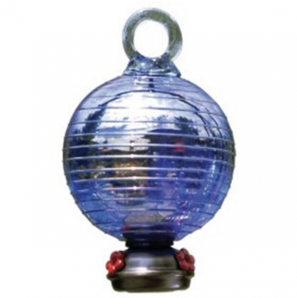 Blue Dew Drop Hummingbird Feeder