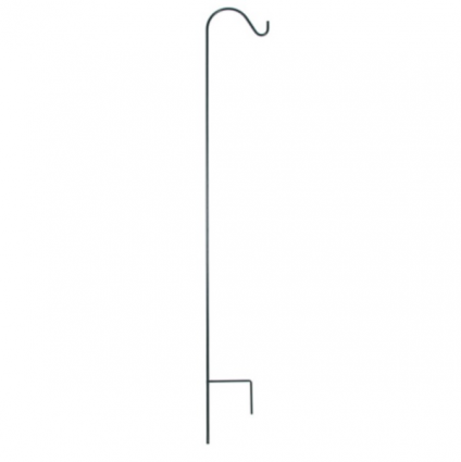 Black Single Shepherd Hook  84"
