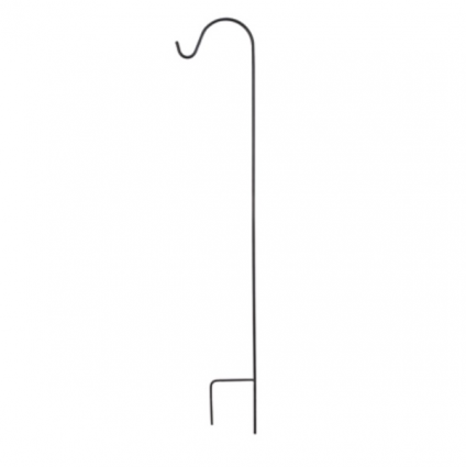 Black Single Shepards Hook 48"