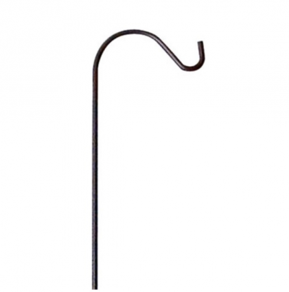 Black Single Shepherds Hook 90"