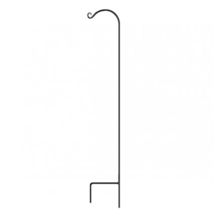 Black Single Shepards Hook 48"